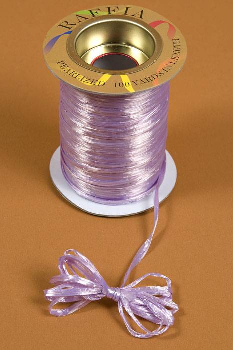 100yds Pearlized Raffia Lavender
