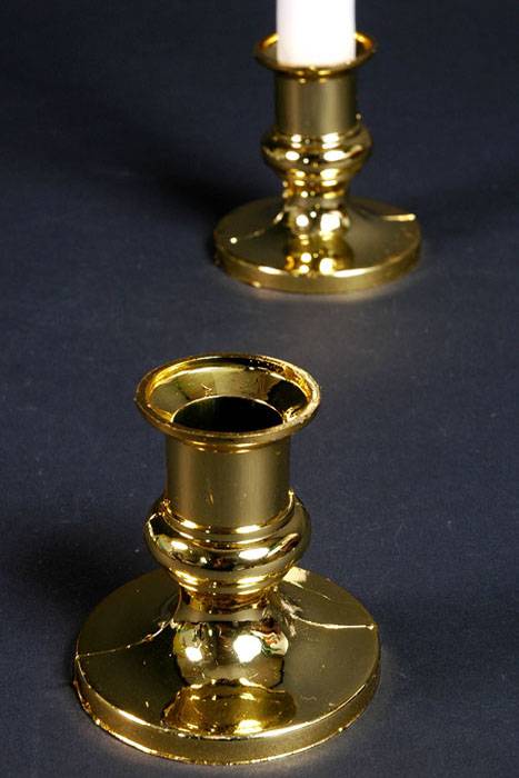 2.30&quot; Candle Holder Gold Pkg/12
