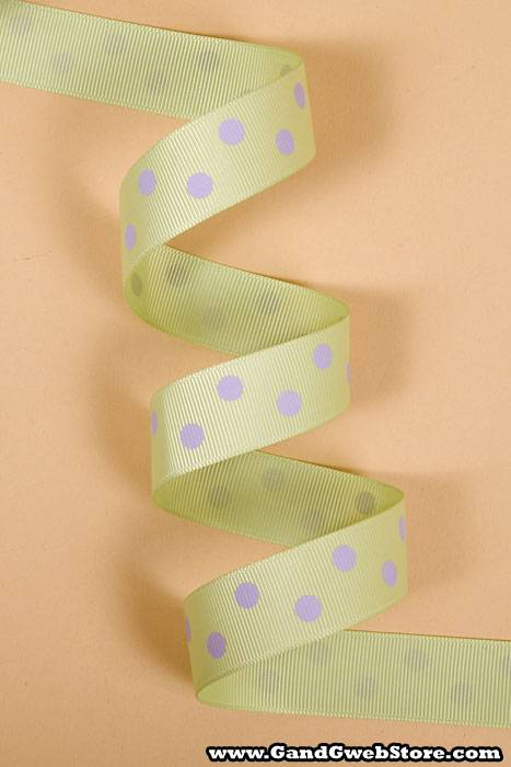 7/8" X 17yds Grosgrain Lime Juice 