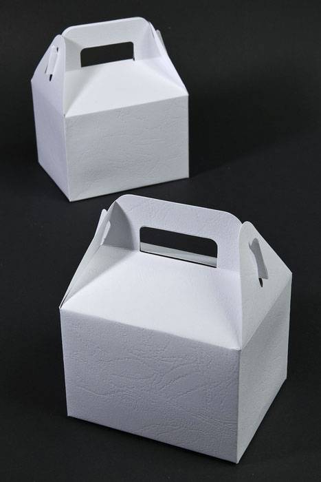 4 X 3.25 X 3"h Favor Box White-pkg12