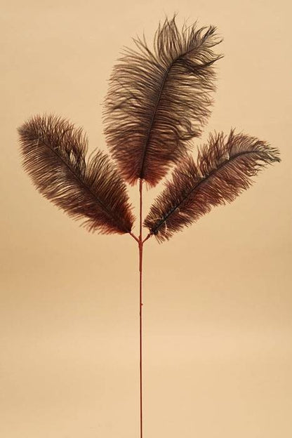 29" Feather Spray Burgundy