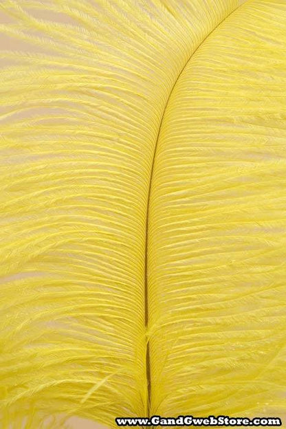 30" Feather Spray Yellow