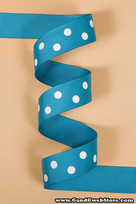 7/8" X 17yds Grosgrain Tornado Blue 