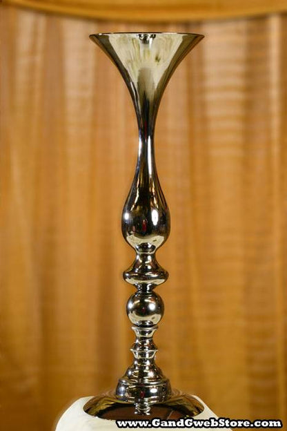 22" Aluminum Bouquet Holder Silver