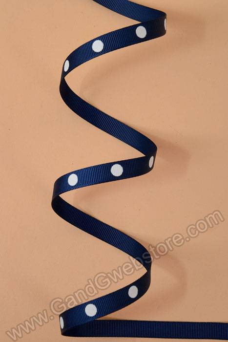 3/8" X 17yds Grosgrain Navy 