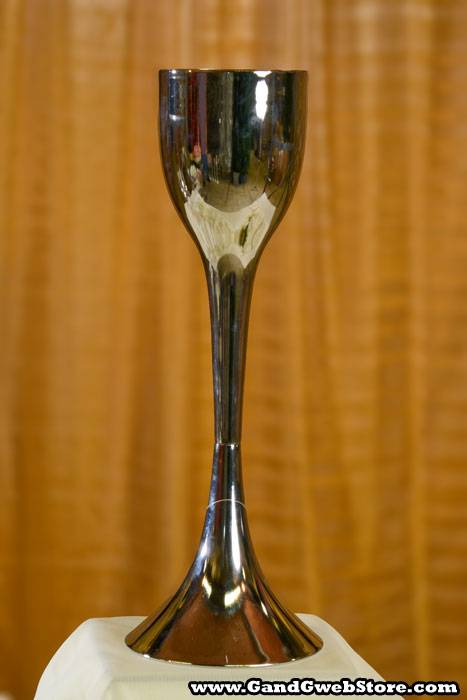 16.75&quot; Aluminum Bouquet Holder Silver