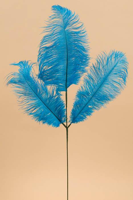 29" Feather Spray Turquoise