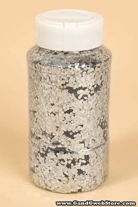 16oz X 0.125" Glitter Silver