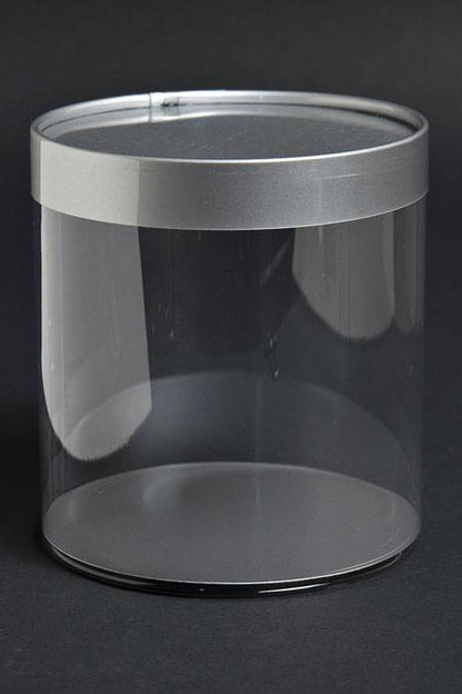 4&quot; X 4&quot; Cylinder Silver Pkg/6