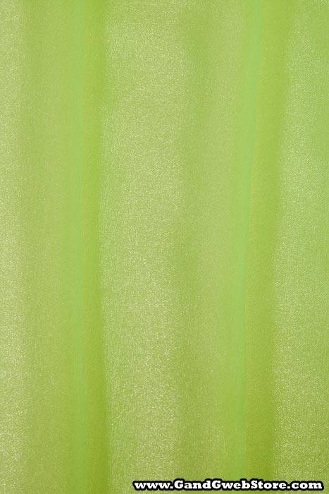 60" X 15yds Shimmer Organza Fabric Key Lime