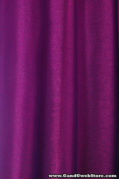 60" X 15yds Shimmer Organza Fabric Deep Purple