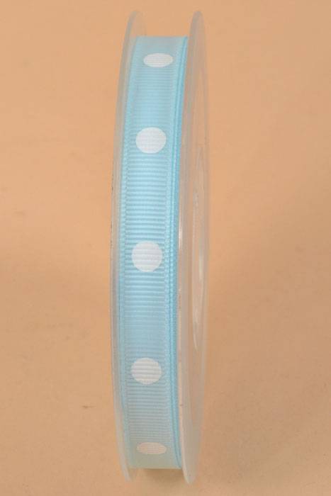 3/8" X 17yds Grosgrain Light Blue 
