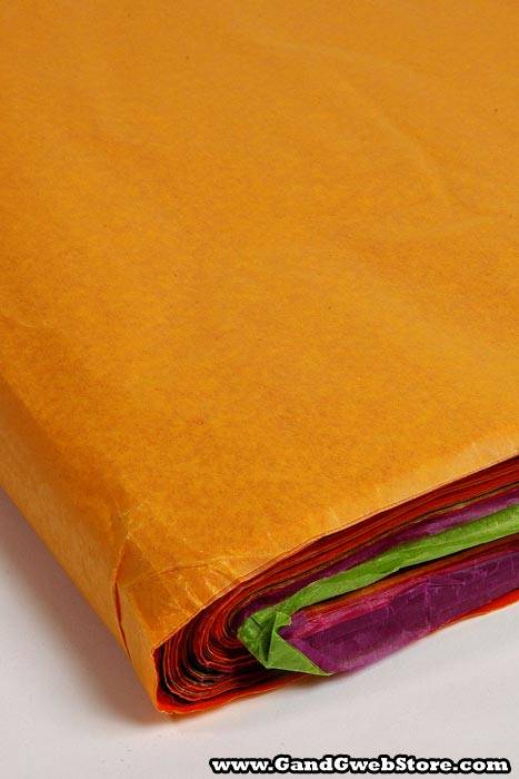 24" X 36" Waxed Tissue Sheets Tropical Rainbow Pkg/400