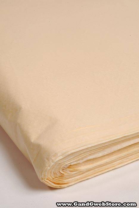24" X 36" Waxed Tissue Sheets French Vanilla Pkg/400