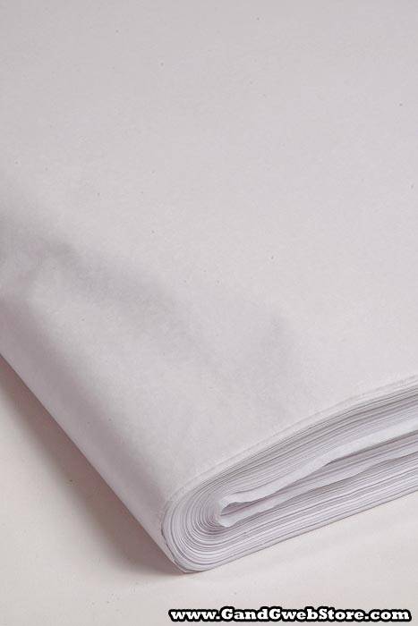 24&quot; X 36&quot; Waxed Tissue Sheets White Pkg/400