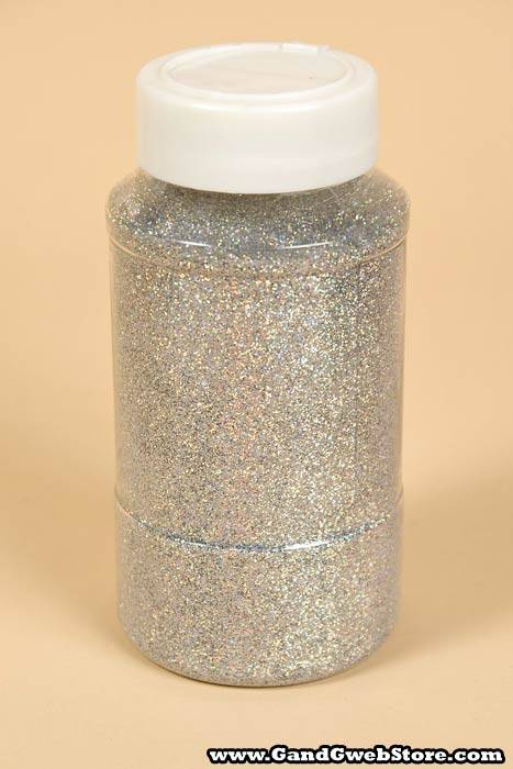 16oz X 0.015" Laser Glitter Silver/iridescent