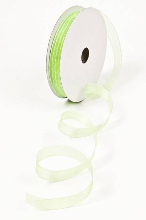 5/8" X 50yds Harmony Sheer Ribbon Lime