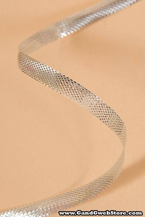 6mm X 25yds Metalique Ribbon Silver