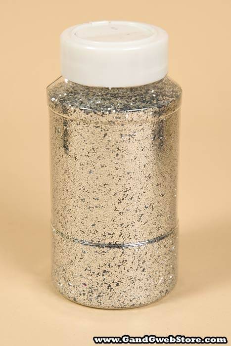 16oz X 0.035" Glitter  Silver
