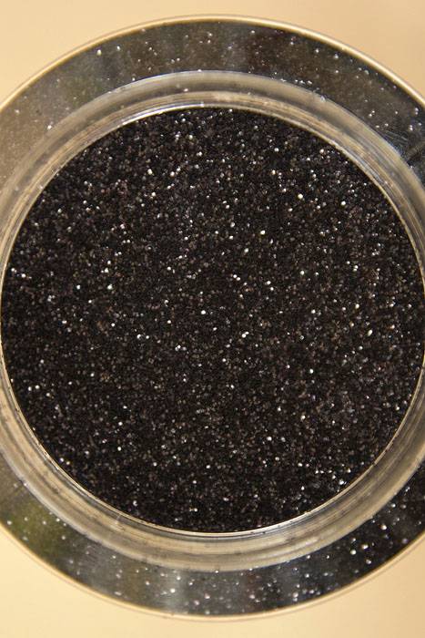 16oz X 0.015&quot; Glitter Black