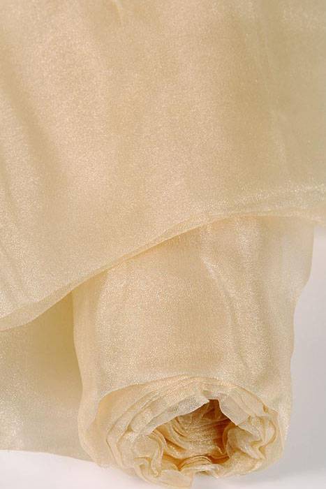 60&quot; X 15yds Shimmer Organza Fabric Ivory