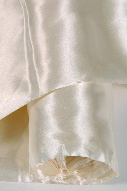 60" X 10yds Satin Fabric Ivory