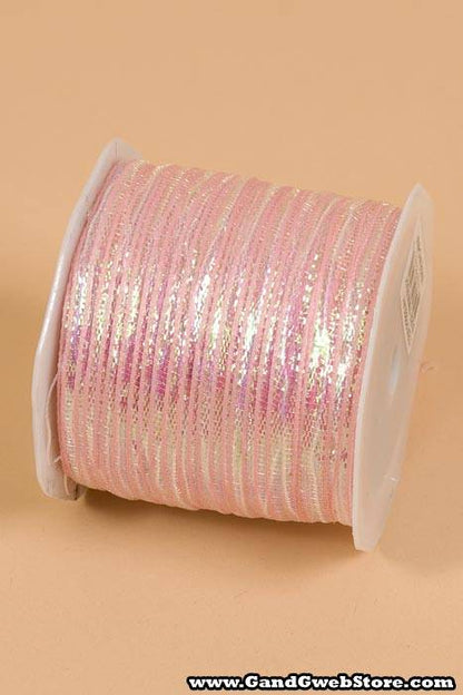 1/4" X 50yds Pull Bow Ribbon Pink