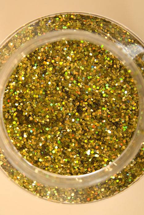 16oz X 0.035" Jewel Glitter Gold/iridescent