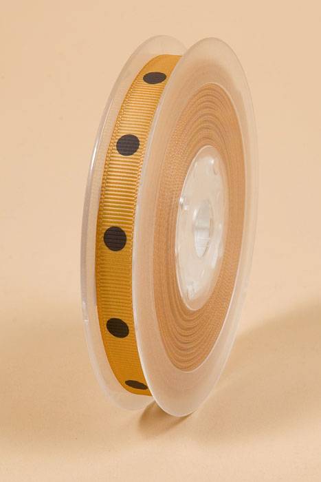 3/8" X 17yds Grosgrain Old Gold 