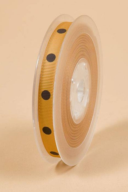 3/8" X 17yds Grosgrain Old Gold 