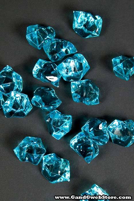Large Acrylic Cube Aqua Pkg/1lb