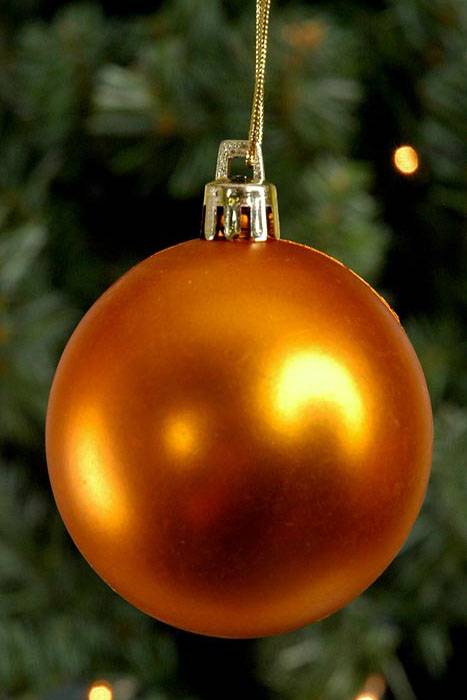 100mm Matte Plastic Ball Copper Box/6