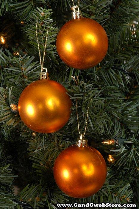 100mm Matte Plastic Ball Copper Box/6