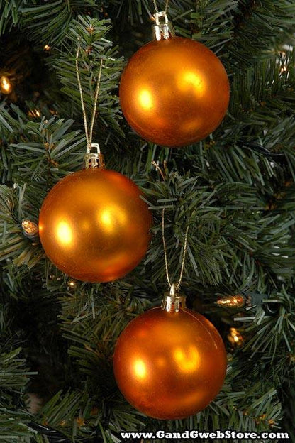 100mm Matte Plastic Ball Copper Box/6