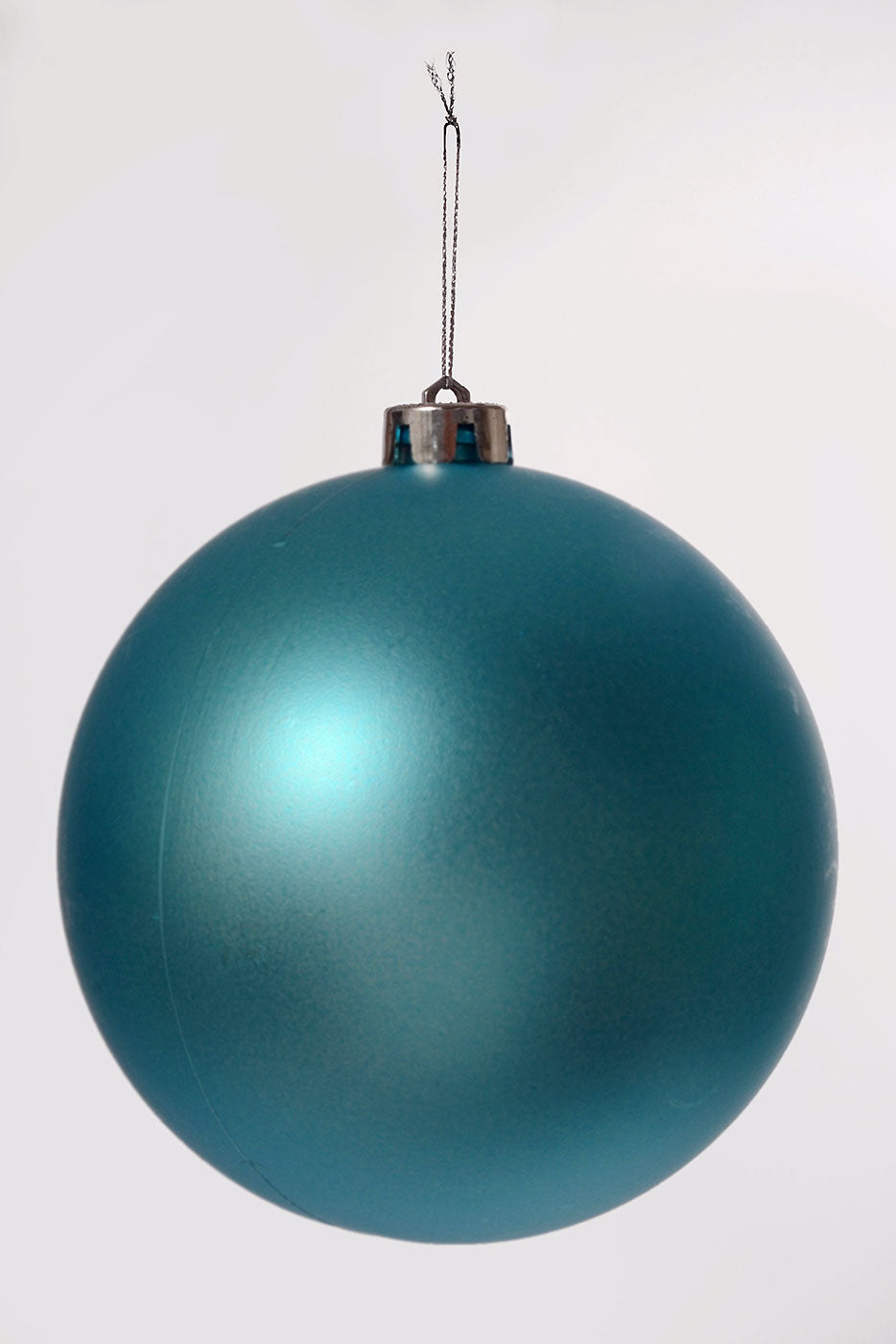 150MM Matt Plastic Ball Ornament Light Blue