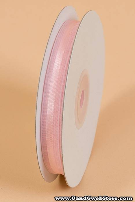 3/8" X 25yds Sheer Pull Bow Ribbon Pink