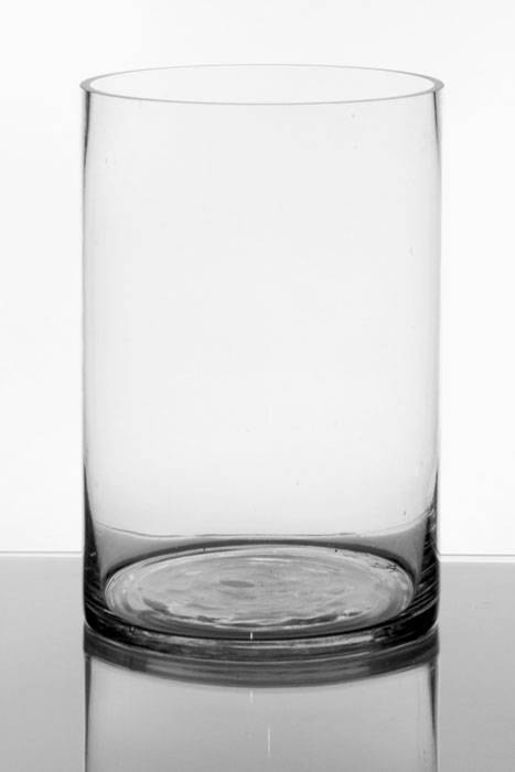 8" X 12" Cylinder Glass Vase Clear