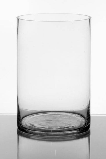 8" X 12" Cylinder Glass Vase Clear