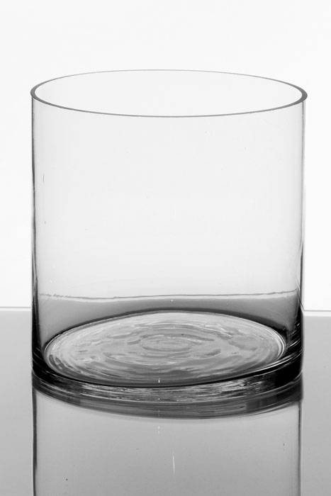 8&quot; X 8&quot; Cylinder Glass Vase Clear