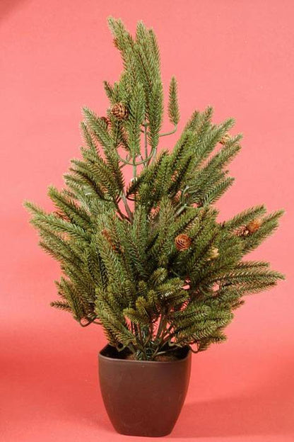 2ft Angel Pine Tree W/cone Green