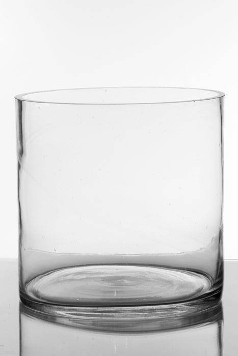 10&quot; X 10&quot; Cylinder Glass Vase Clear