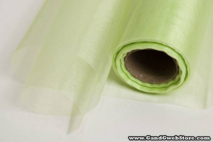 14" X 25yds Organza Mint
