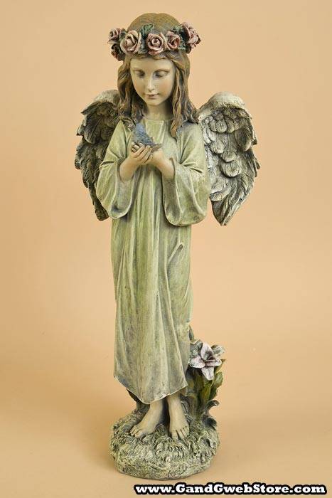 19" Angel With Bird
