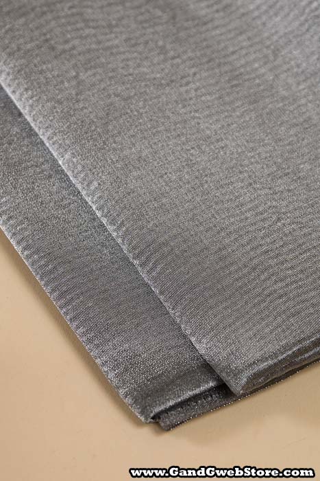 44" X 3yds Sheer Fabric Gray