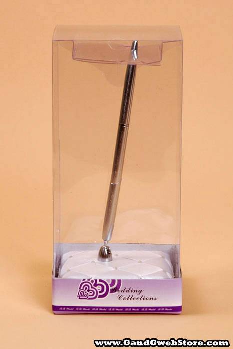 Pen Set W/ Rhinestone White