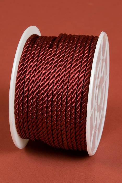 2mm X 20yds Satin Cord Burgundy