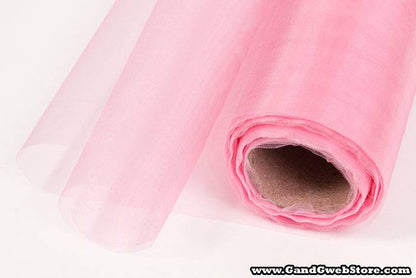14" X 25yds Organza Hot Pink