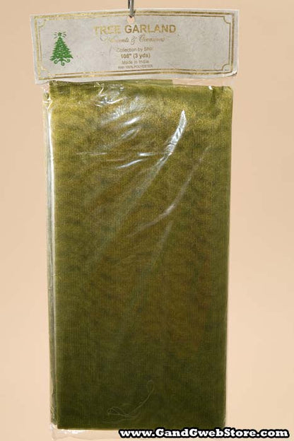 44" X 3yds Sheer Fabric Pistachio Green