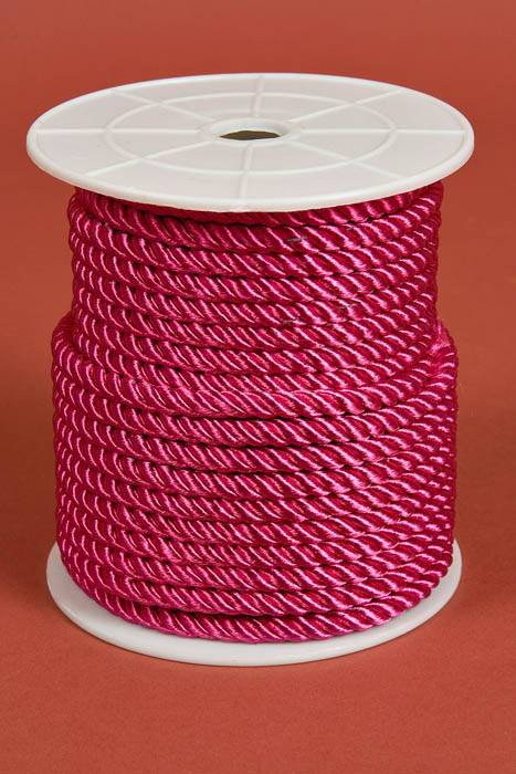 6mm X 20yds Satin Cord Fuchsia