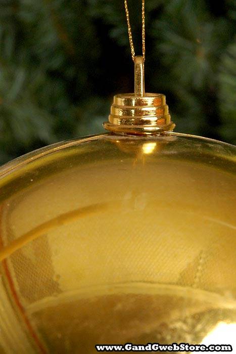 200mm Shiny Plastic Ball Gold